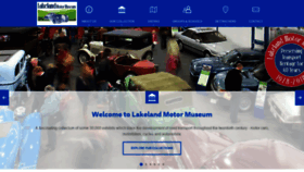 What Lakelandmotormuseum.co.uk website looked like in 2018 (5 years ago)