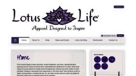 What Lotuslifedesigns.com website looked like in 2018 (5 years ago)