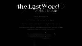 What Lastwordsaloon.com website looked like in 2018 (5 years ago)