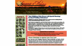 What Languageofflowers.com website looked like in 2018 (5 years ago)