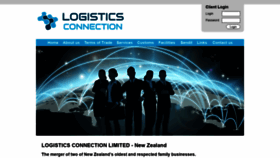 What Logisticsconnection.co.nz website looked like in 2018 (5 years ago)