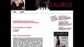 What Laurus-magazin.de website looked like in 2018 (5 years ago)