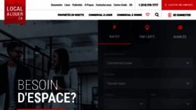 What Localalouer.ca website looked like in 2018 (6 years ago)