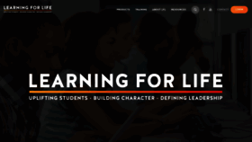 What Learningforlife.org website looked like in 2018 (5 years ago)