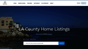 What Lacountyhomelistings.com website looked like in 2018 (5 years ago)