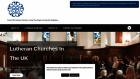 What Lutheran.org.uk website looked like in 2018 (5 years ago)
