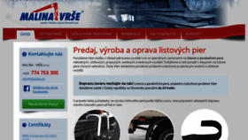 What Listove-pera.sk website looked like in 2018 (5 years ago)