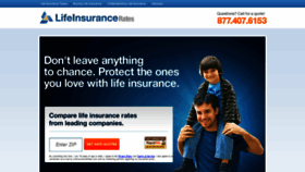 What Lifeinsurancerates.com website looked like in 2018 (5 years ago)