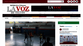 What Lavozdefalcon.info.ve website looked like in 2018 (5 years ago)