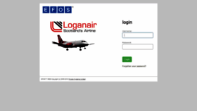 What Loganair.efosweb.com website looked like in 2018 (5 years ago)