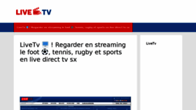 What Livetv-sx.fr website looked like in 2018 (5 years ago)