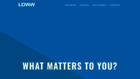 What Ldwwgroup.com website looked like in 2018 (5 years ago)