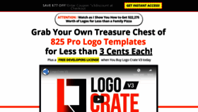What Logocrate.net website looked like in 2018 (5 years ago)