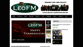 What Leofmradio.com website looked like in 2018 (5 years ago)
