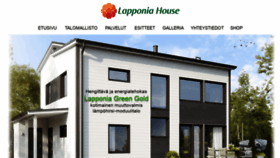 What Lapponiahouse.fi website looked like in 2018 (5 years ago)
