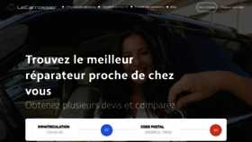 What Lecarrossier.fr website looked like in 2018 (5 years ago)