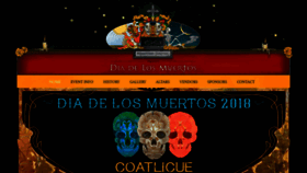 What Ladayofthedead.com website looked like in 2018 (5 years ago)
