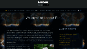 What Labourfile.org website looked like in 2018 (5 years ago)