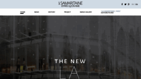 What Lasamaritaine.com website looked like in 2018 (5 years ago)