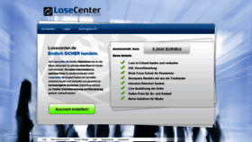 What Losecenter.de website looked like in 2018 (5 years ago)