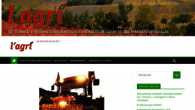 What Lagri.fr website looked like in 2018 (5 years ago)