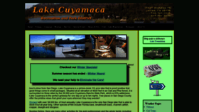 What Lakecuyamaca.org website looked like in 2018 (5 years ago)