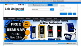 What Labunlimited.com website looked like in 2018 (6 years ago)
