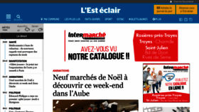 What Lest-eclair.fr website looked like in 2018 (5 years ago)