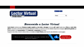 What Lectorvirtual.com website looked like in 2018 (5 years ago)