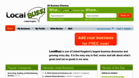 What Local-buzz.co.uk website looked like in 2011 (12 years ago)