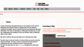 What Lexcorptechnology.com.ng website looked like in 2018 (5 years ago)