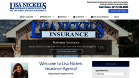 What Lisanickelsinsurance.com website looked like in 2018 (5 years ago)