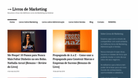 What Livrosdemarketing.com.br website looked like in 2018 (5 years ago)