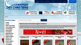 What La-boutique-des-chretiens.com website looked like in 2018 (5 years ago)