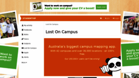 What Lostoncampus.com.au website looked like in 2018 (5 years ago)
