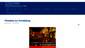 What Lgburg.de website looked like in 2018 (5 years ago)