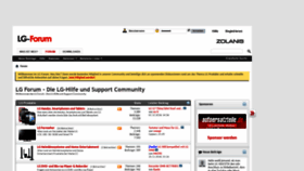 What Lg-forum.com website looked like in 2018 (5 years ago)