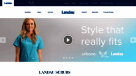 What Landau.com website looked like in 2018 (5 years ago)
