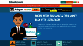 What Likesaz.com website looked like in 2018 (5 years ago)