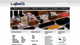 What Larseq.com website looked like in 2018 (5 years ago)