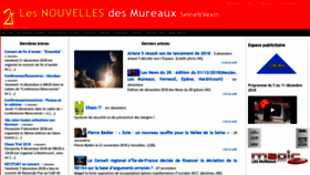 What Les-nouvelles-des-mureaux.com website looked like in 2018 (5 years ago)