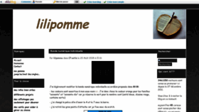 What Lilipomme.net website looked like in 2018 (5 years ago)