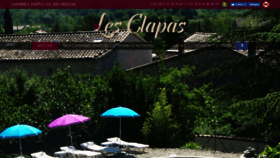 What Lesclapas.com website looked like in 2018 (7 years ago)