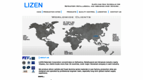 What Lizenmaterials.com website looked like in 2018 (5 years ago)