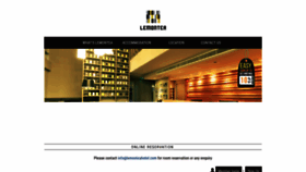 What Lemonteahotel.com website looked like in 2018 (5 years ago)
