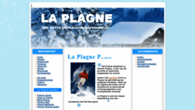 What La-plagne.nl website looked like in 2018 (5 years ago)