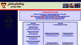 What La-fra.org website looked like in 2018 (5 years ago)