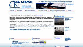 What Lormarine.fr website looked like in 2018 (5 years ago)