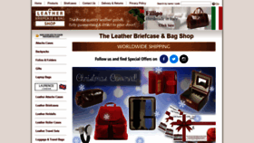 What Leatherbriefcaseshop.co.uk website looked like in 2018 (5 years ago)