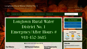 What Longtownruralwater.com website looked like in 2018 (5 years ago)
